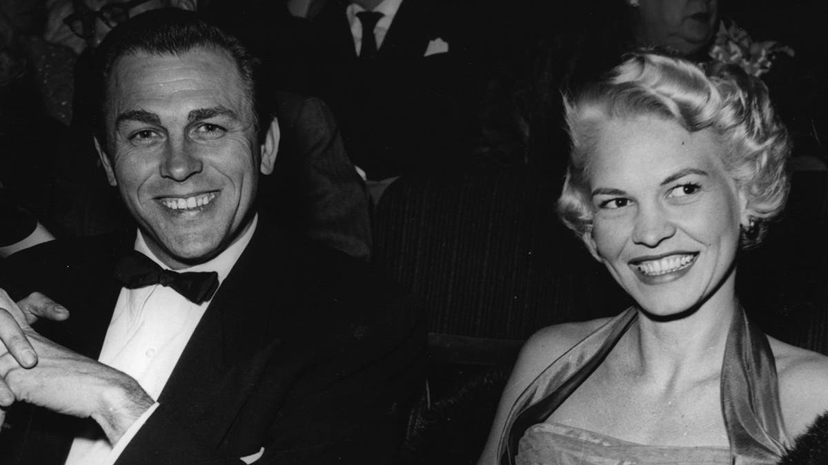 Howard Keel and Helen Anderson in London