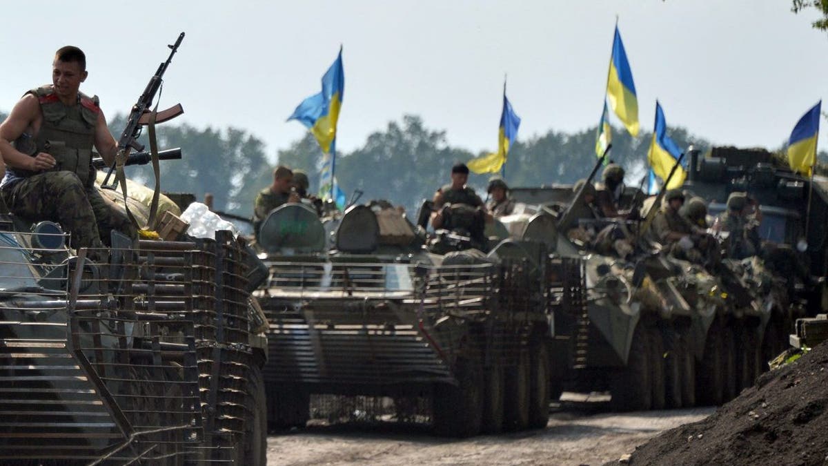 Ukrainian tanks