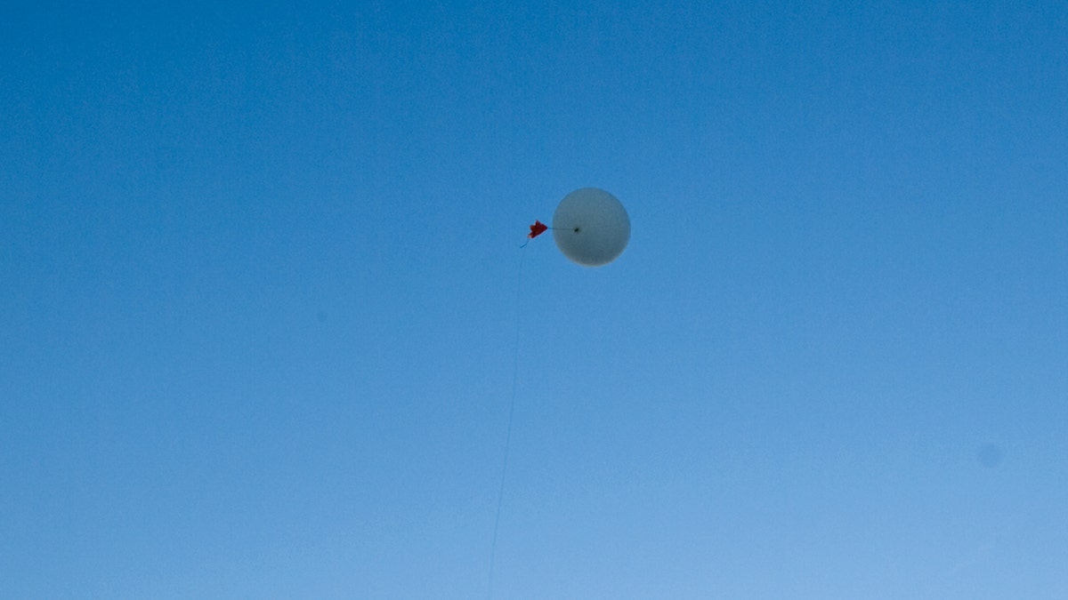 A weather balloon