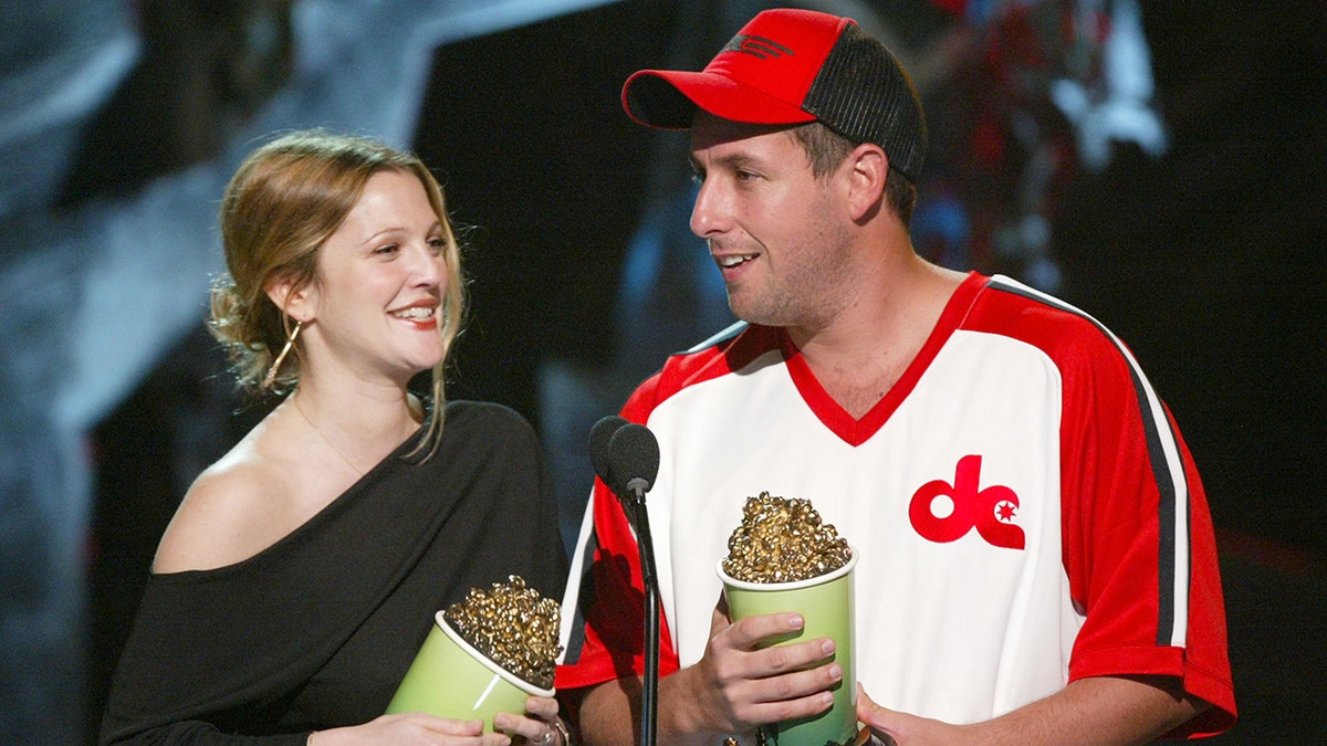 Drew Barrymore and Adam Sandler at MTV Movie Awards