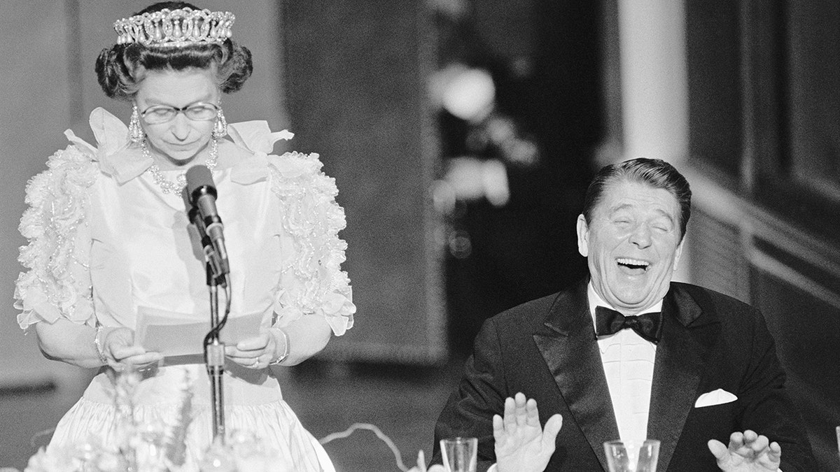 ronald reagan queen elizabeth