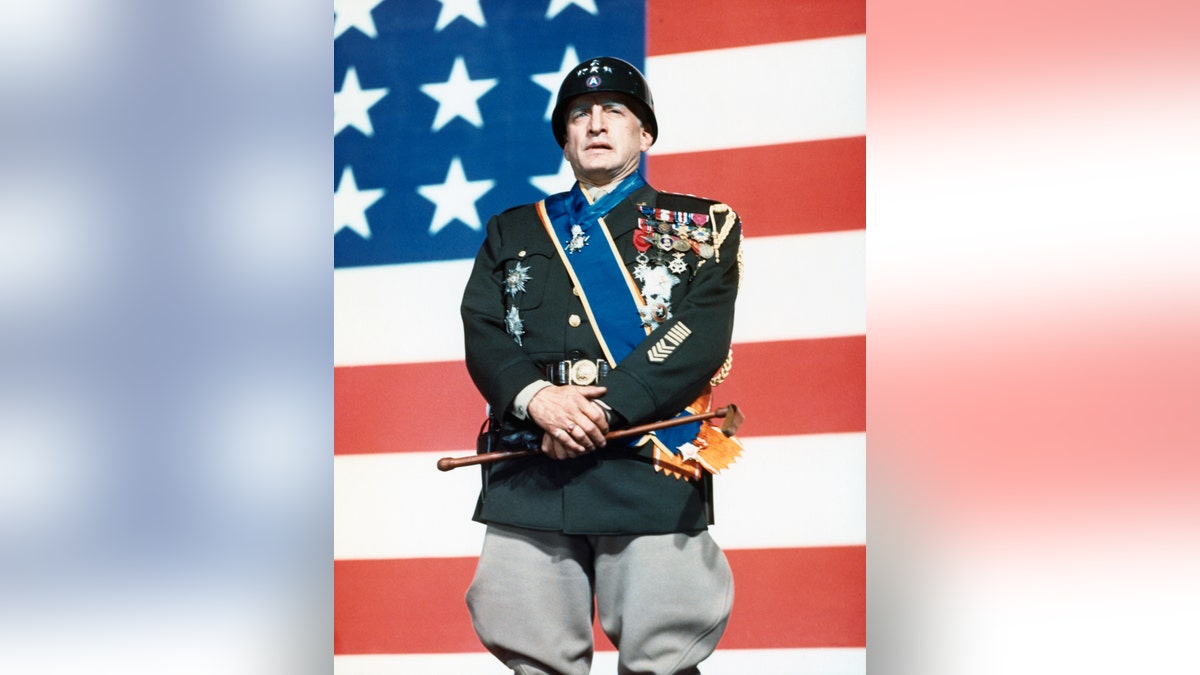 George C Scott in military uniform costume