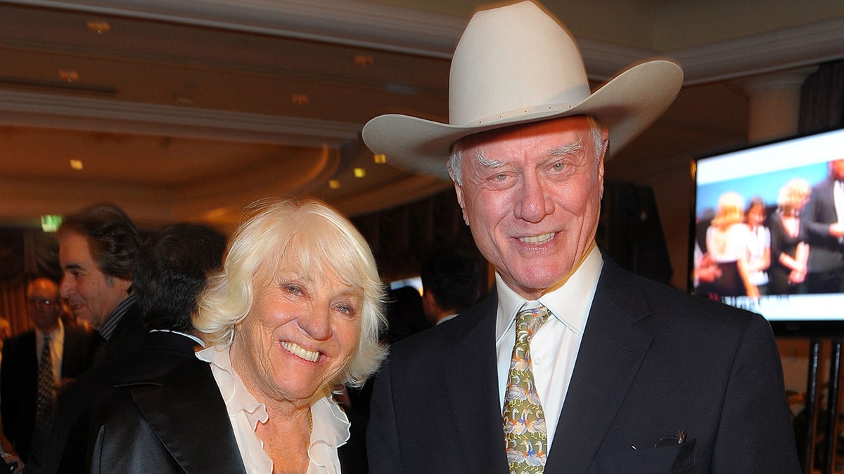 Larry Hagman and Maj Axelsson Television Festival