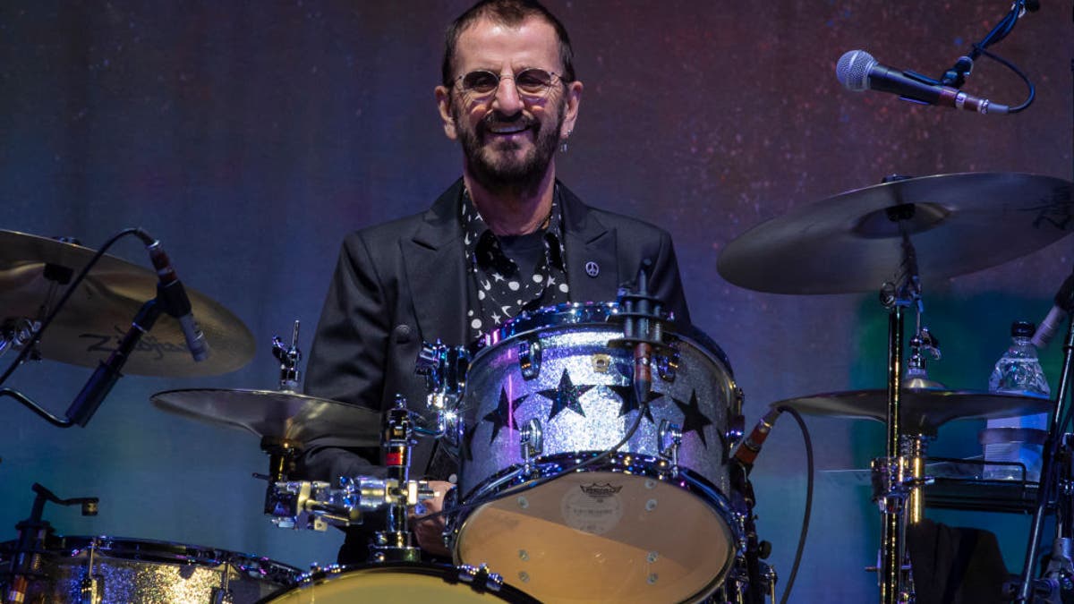 ringo starr playing drums