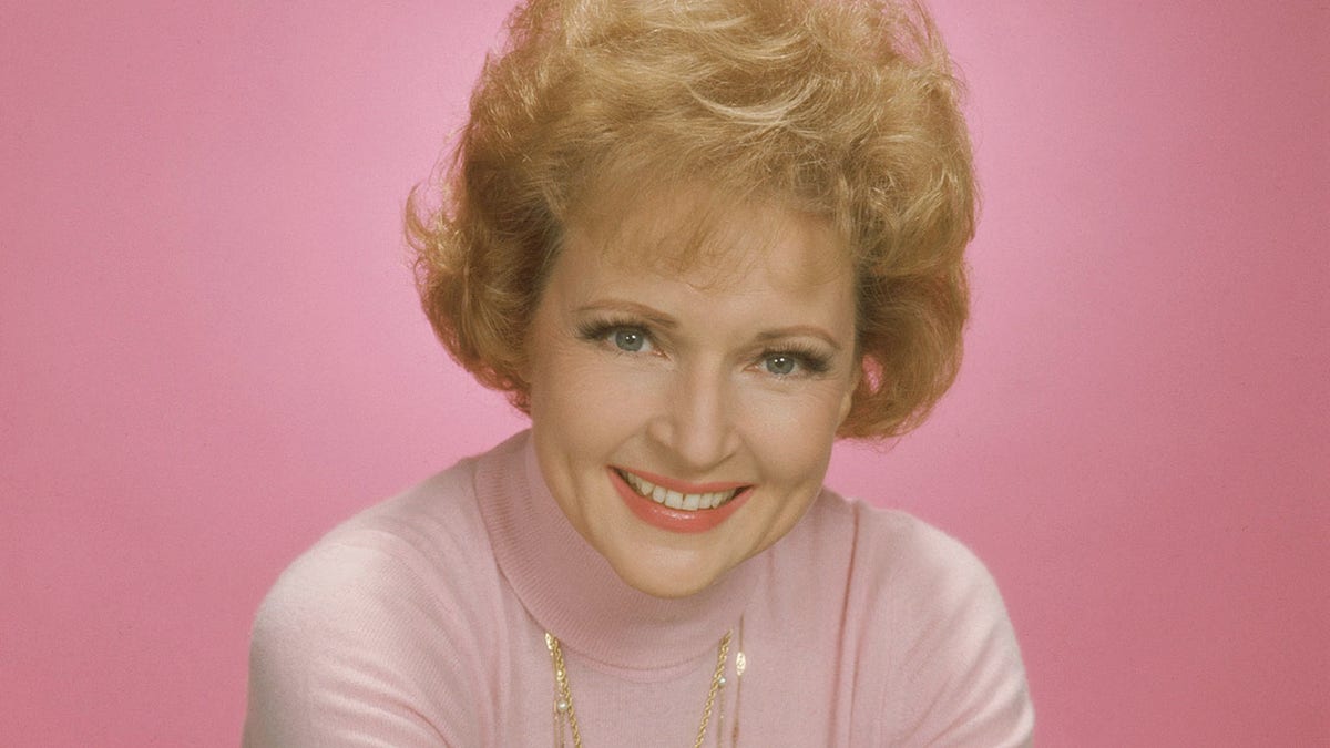 American actress and activist Betty White, as Sue Ann Nivens,