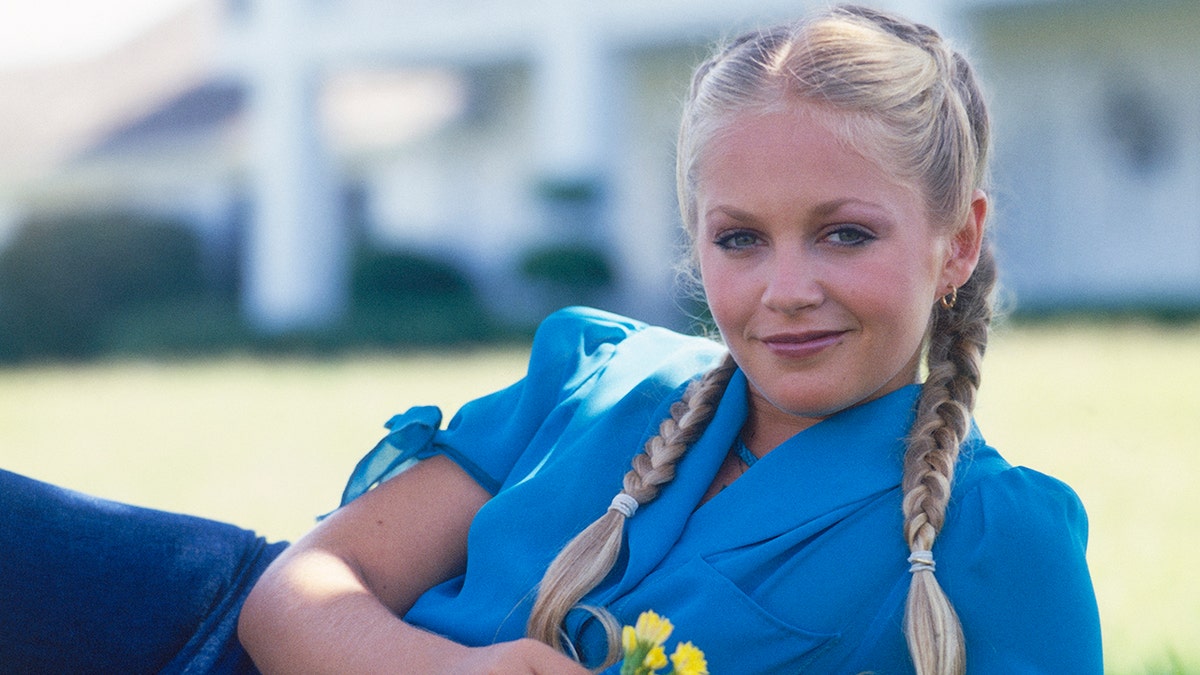 Promotional portrait of American actress Charlene Tilton as Lucy Ewing