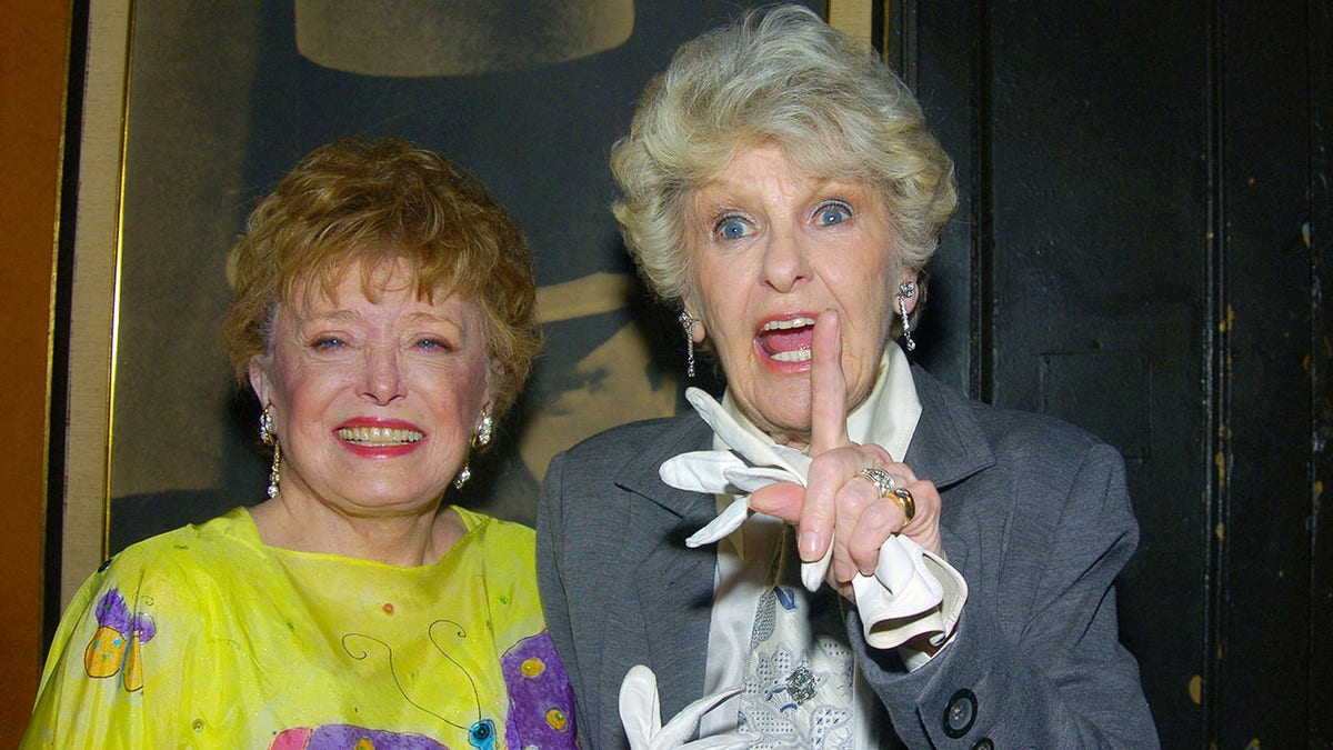 Rue McClanahan and Elaine Stritch at a public engagement