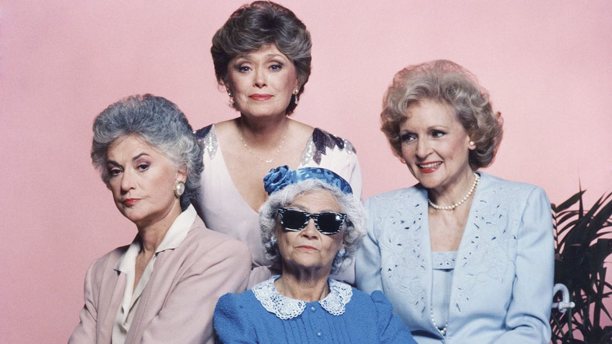 The cast of the Golden Girls, a TV sitcom on NBC