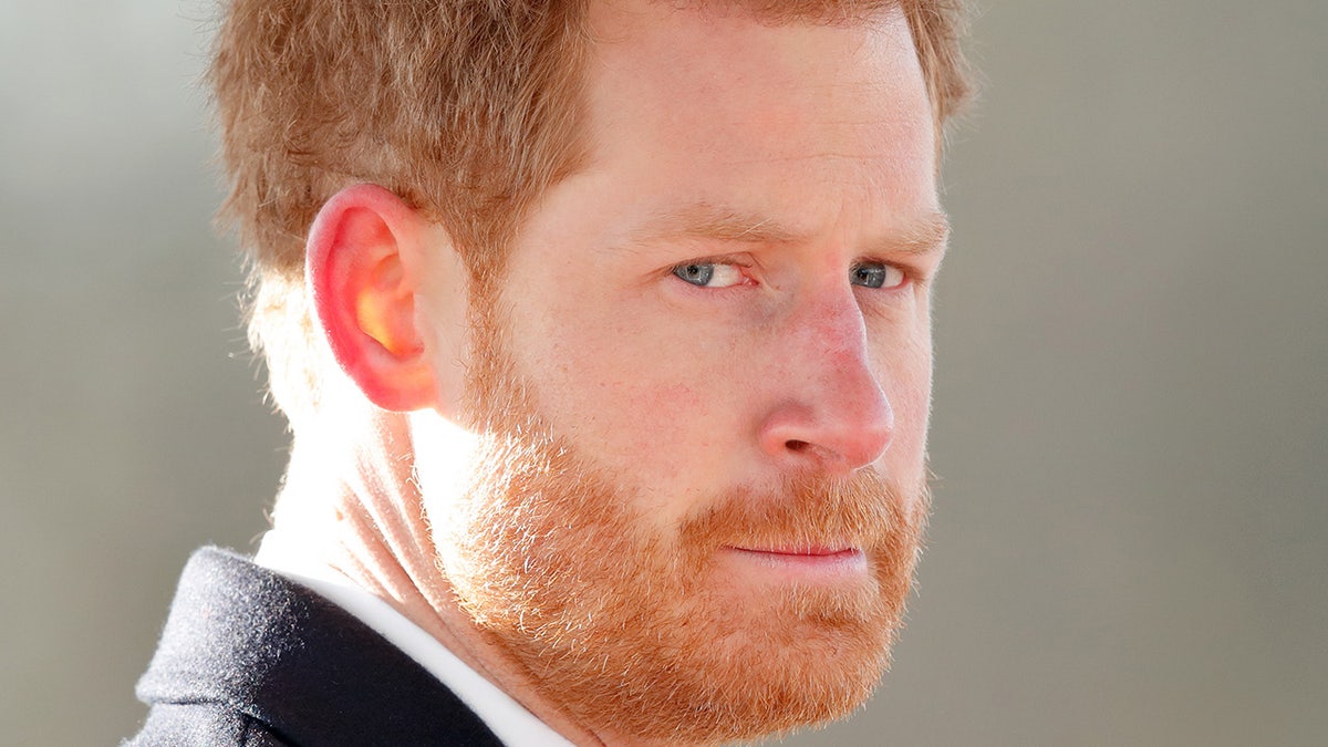 Close-up of Prince Harry in the U.K.