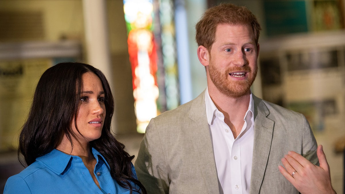 Duchess of Sussex and Prince Harry, Duke of Sussex visit District 6 Museum on September 23, 2019 in Cape Town, South Africa.