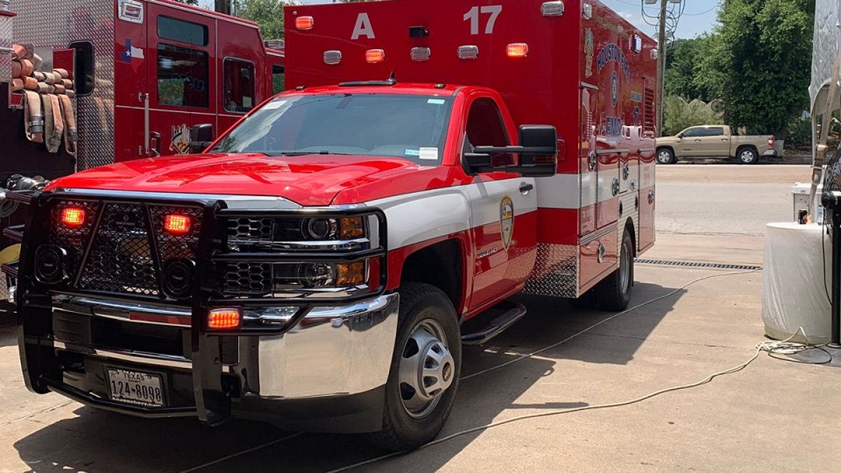 Houston fire ambulance stolen