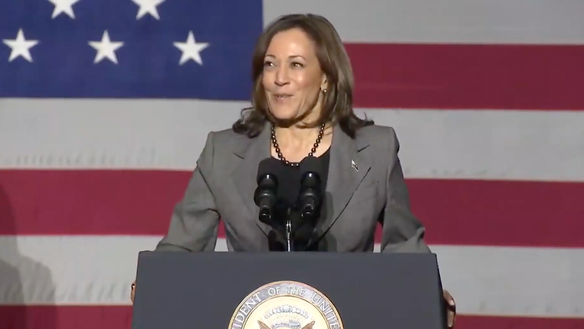 Kamala Harris speaking