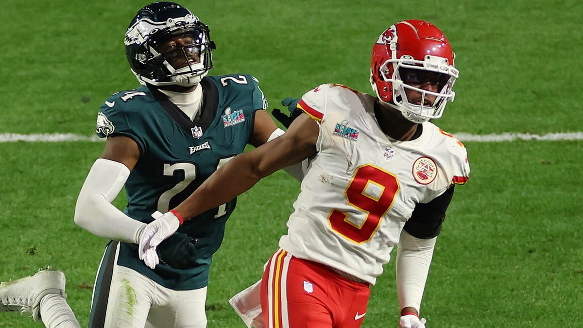 James Bradberry holds JuJu Smith-Schuster