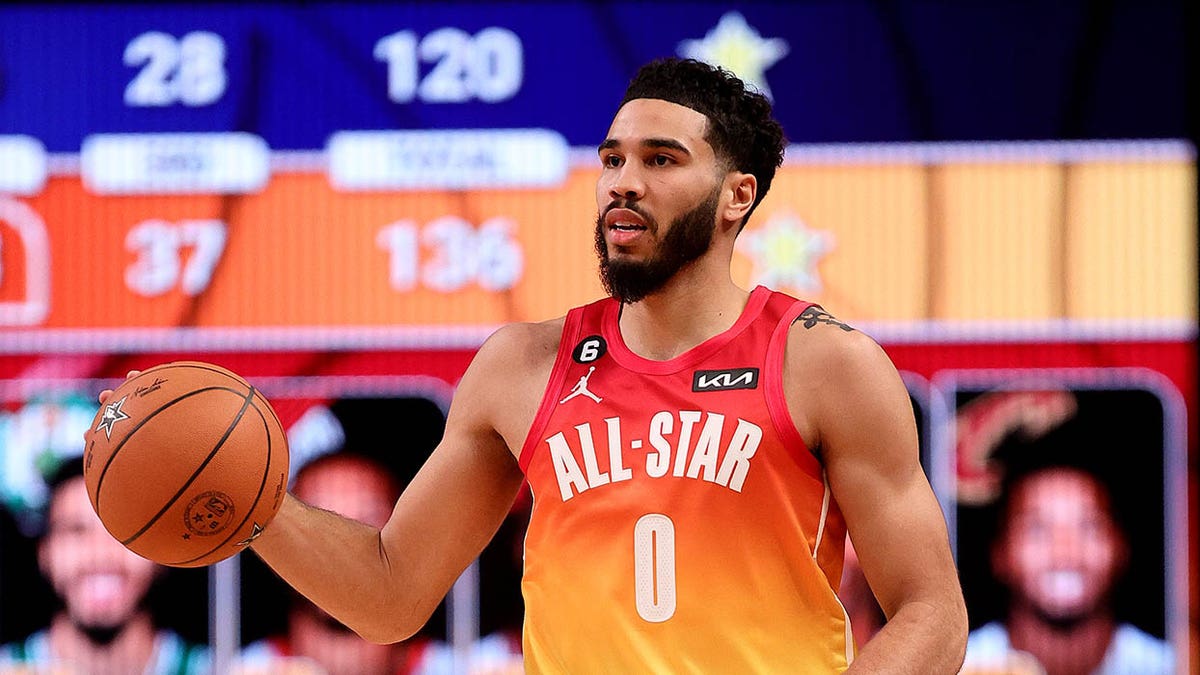 Denver Nuggets Nikola Jokic 2023 NBA All-Star Orange Jersey