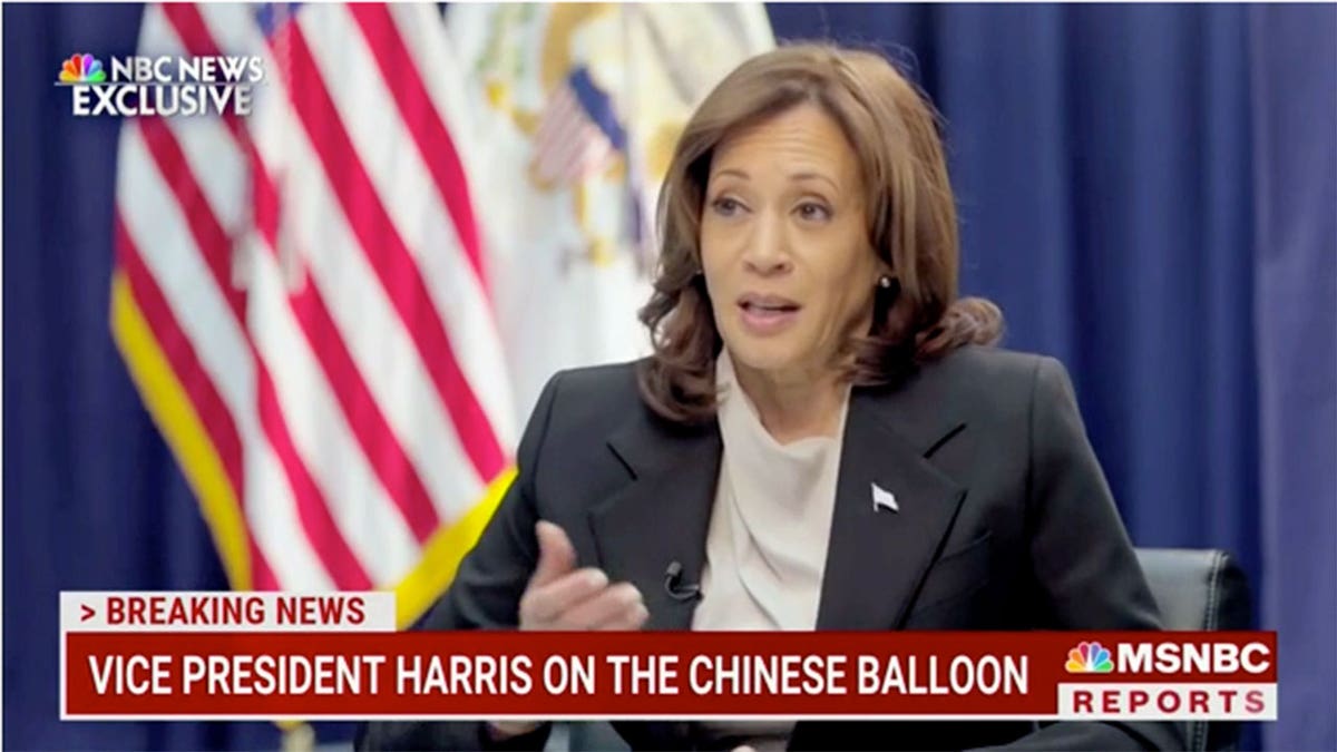 Kamala Harris Dismisses Unpopularity Among Democrats Ahead Of 2024   KAMALA HARRIS MSNBC ANDREA MITCHELL 