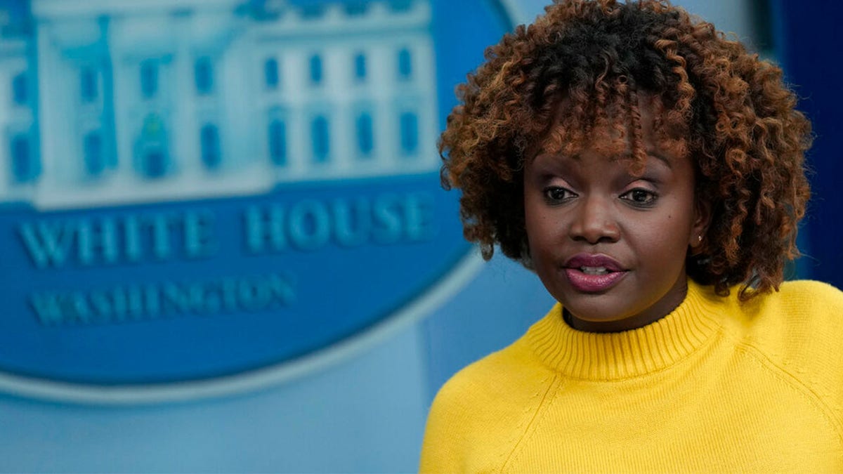 White House press secretary Karine Jean-Pierre