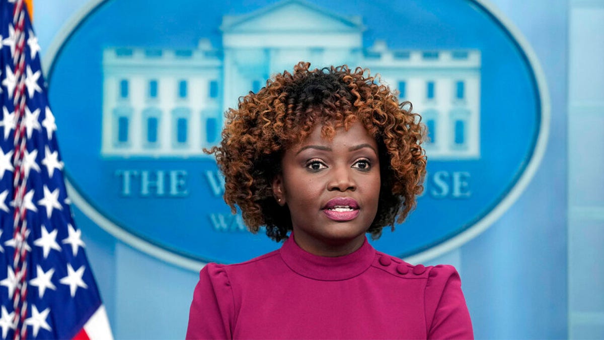 White House press secretary Karine Jean-Pierre