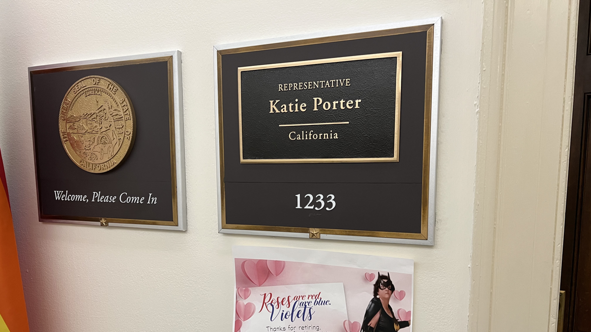 The NRCC delivered the note to Porter on Valentine’s Day on Tuesday with a personalized poem to the congresswoman and a photo of her infamous Batgirl Halloween costume.