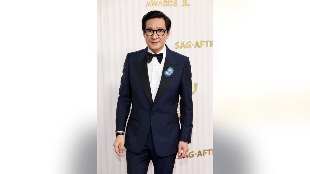 Ke Huy Quan walks SAG red carpet