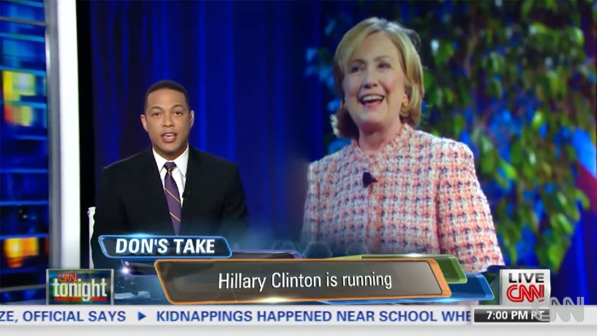 Don Lemon hypes Hillary Clinton