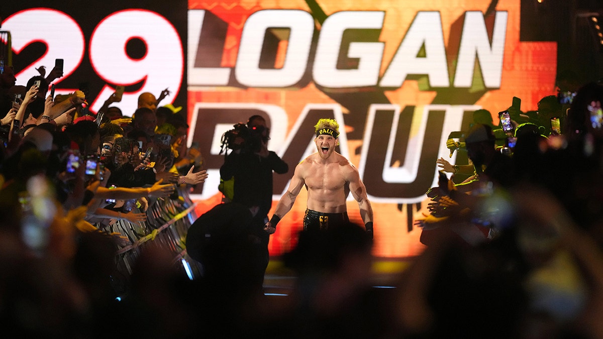 Logan Paul enters the Rumble