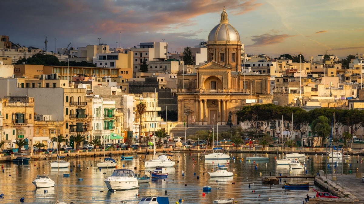 view of harbor, Kalkara, Malta