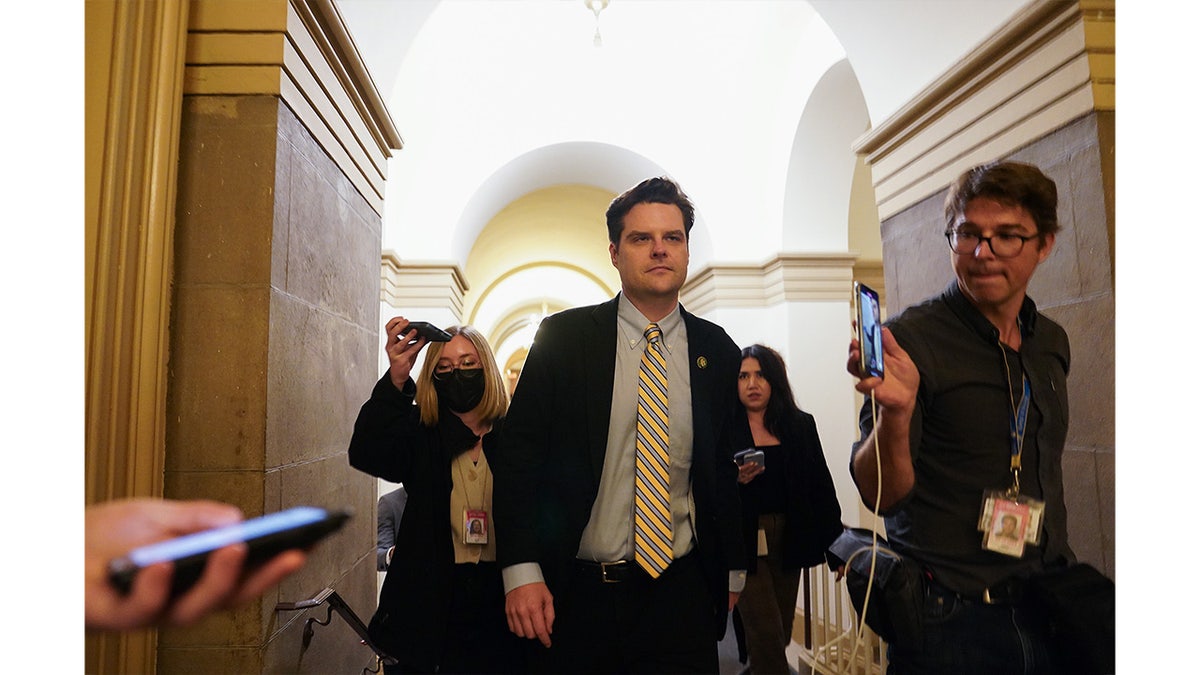 Matt Gaetz in hallway 