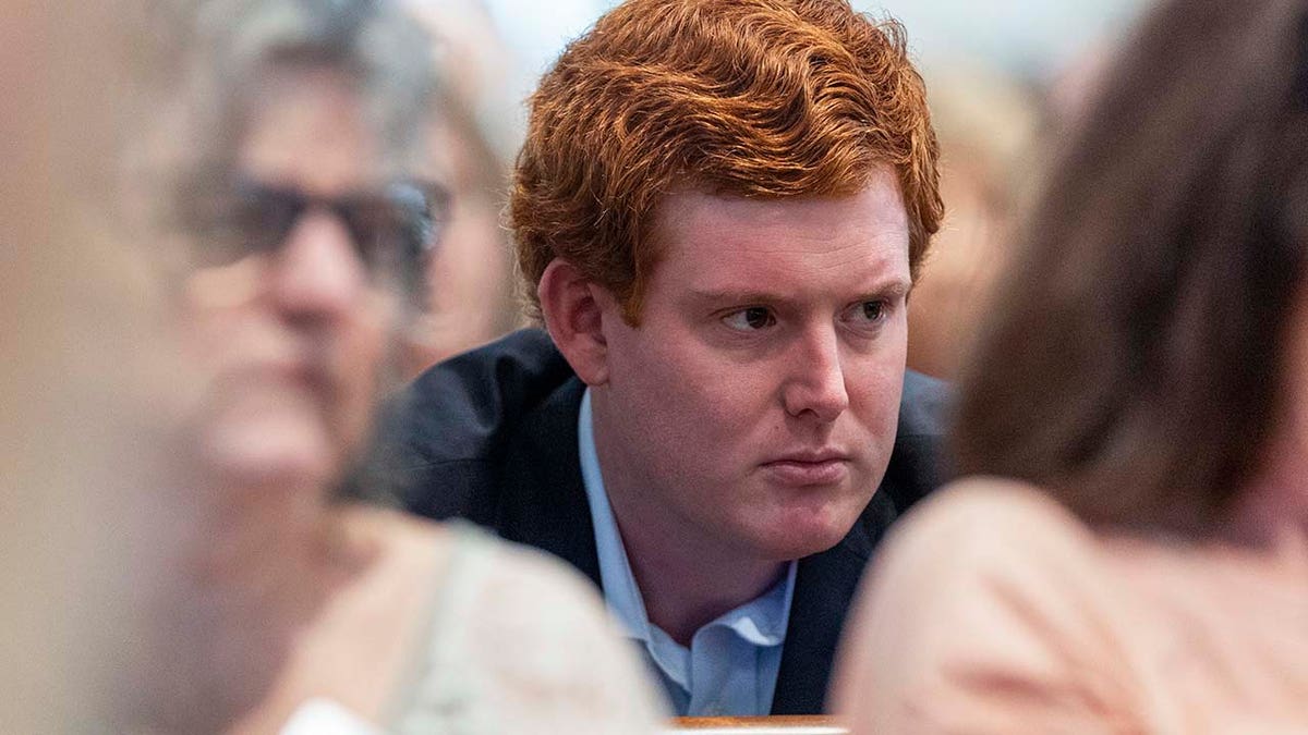 Buster Murdaugh listens to Alex Murdaugh's trial.