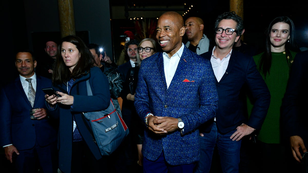 New York Mayor Eric Adams Election Day