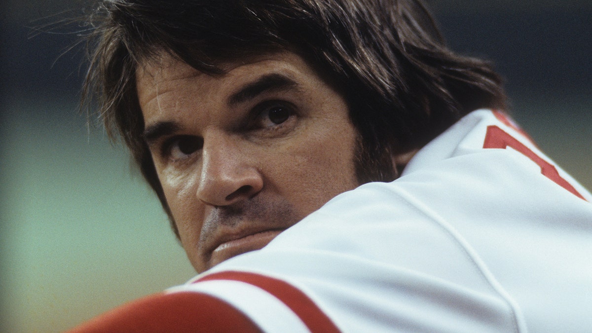Pete Rose with the Reds