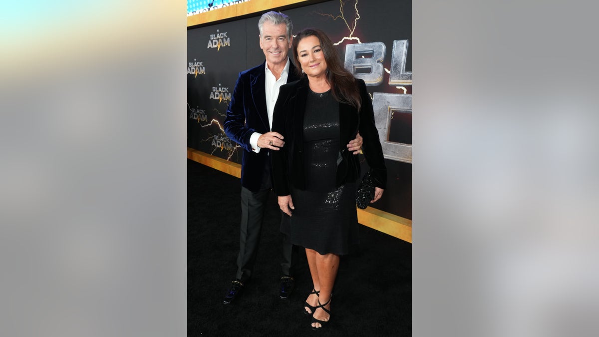 Pierce Brosnan wife Keely Shaye Black Adam premiere