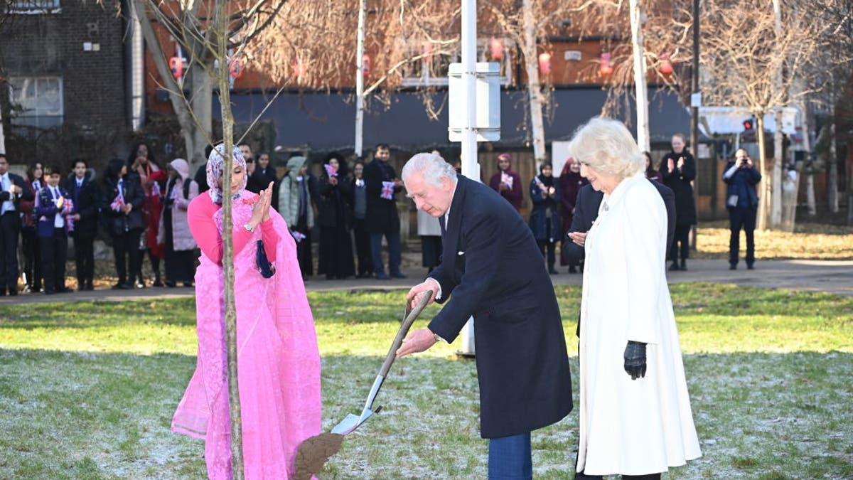 King Charles III and Camilla at an event