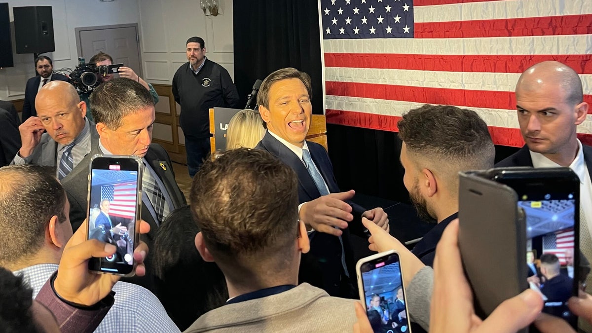 Ron DeSantis in Staten Island, New York City