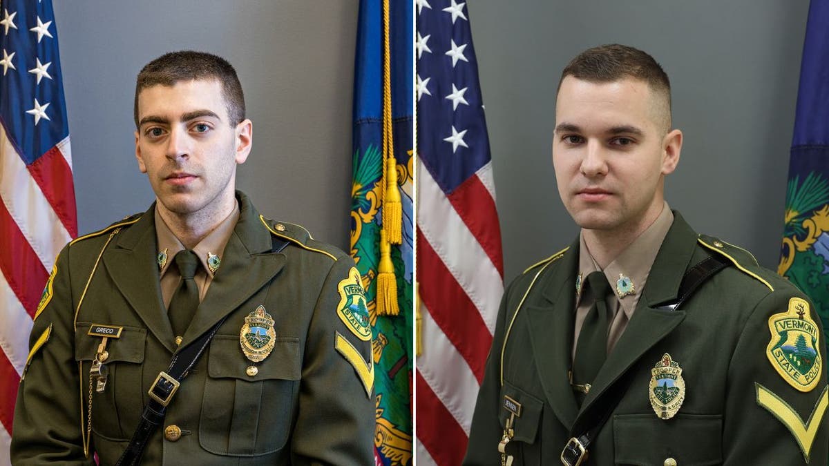 Vermont troopers Greco and Jensen photos