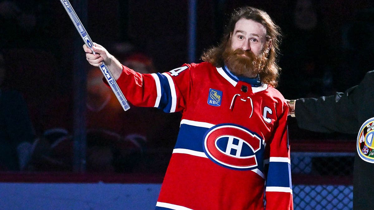 Sami Zayn at the Canadiens game