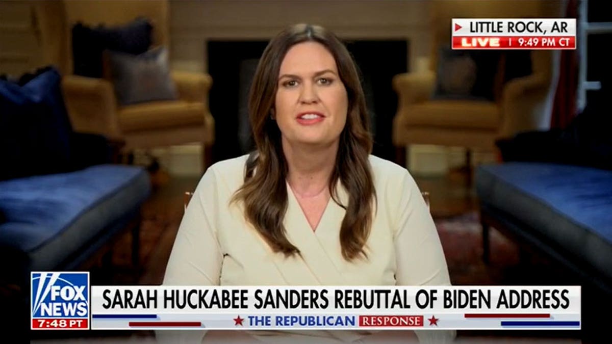 Republican Arkansas Gov. Sarah Sanders