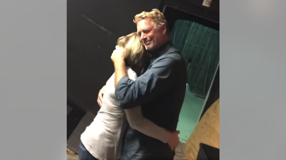 John Schneider dancing with wife Alicia Allain