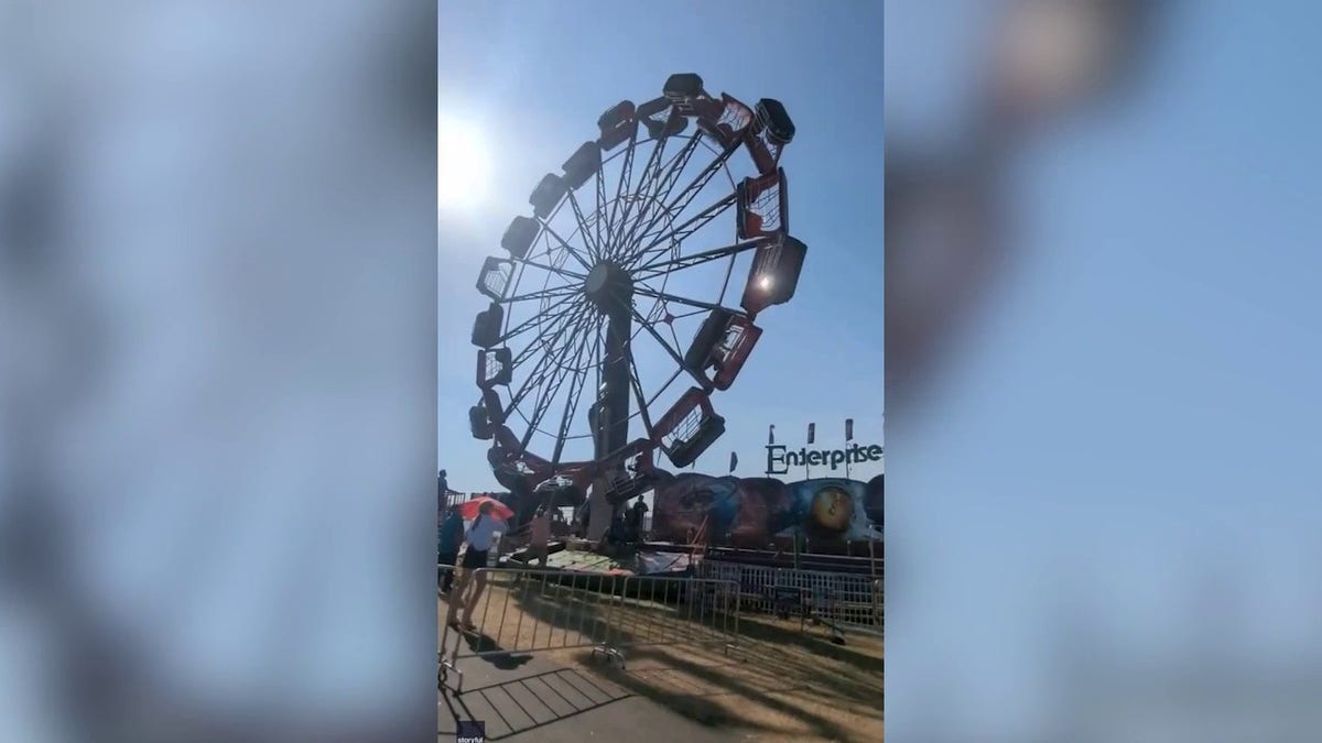 The ride, called the "Enterprise," uses momentum to keep riders inside the carriage and on their seats while using no restraints, according to FOX 13.