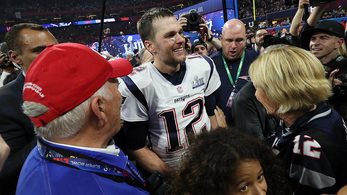 Tom Brady and his family