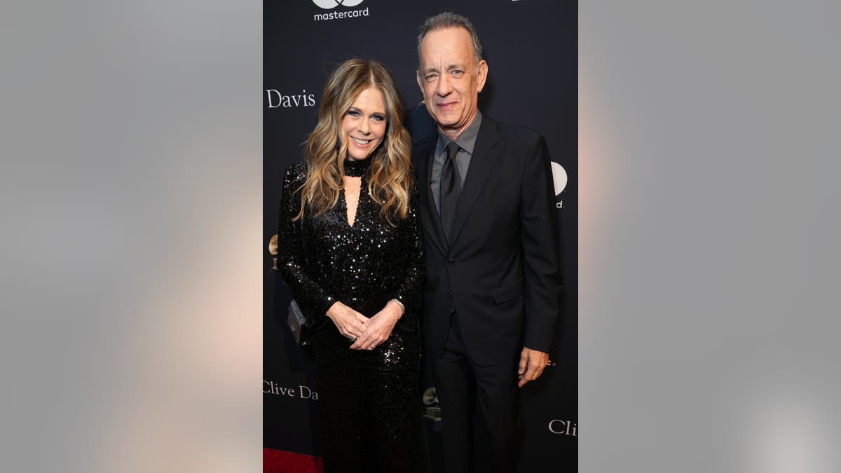 Tom Hanks Rita Wilson Grammys celebration