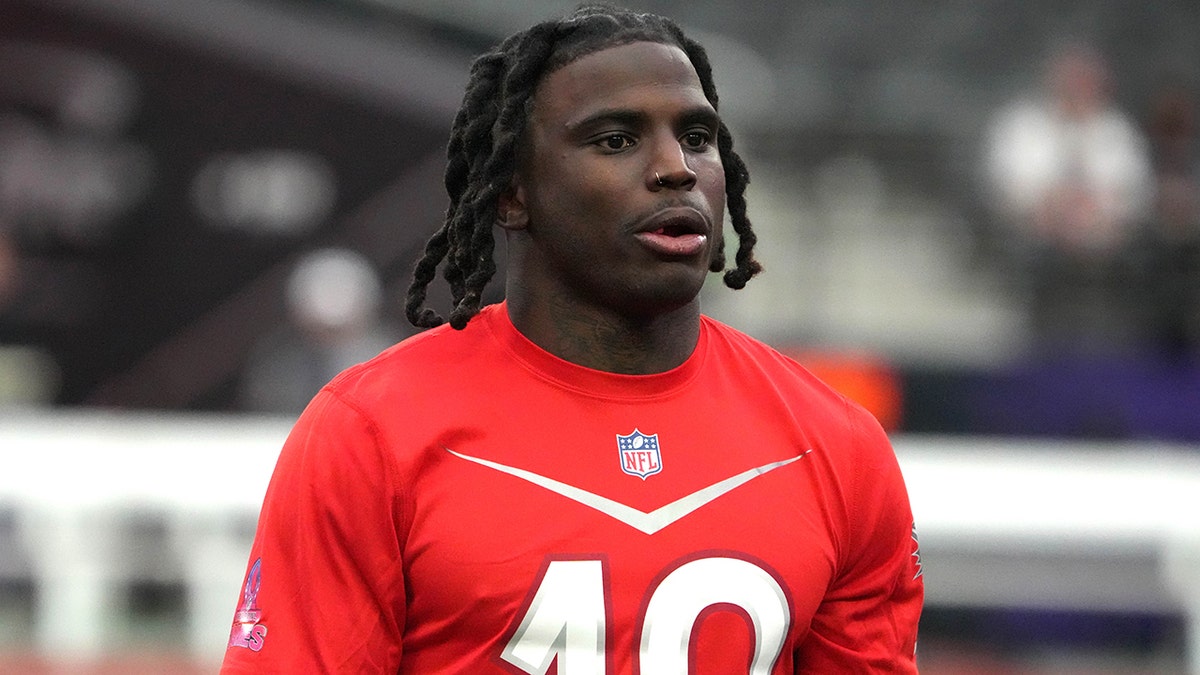 Tyreek Hill at Pro Bowl practice