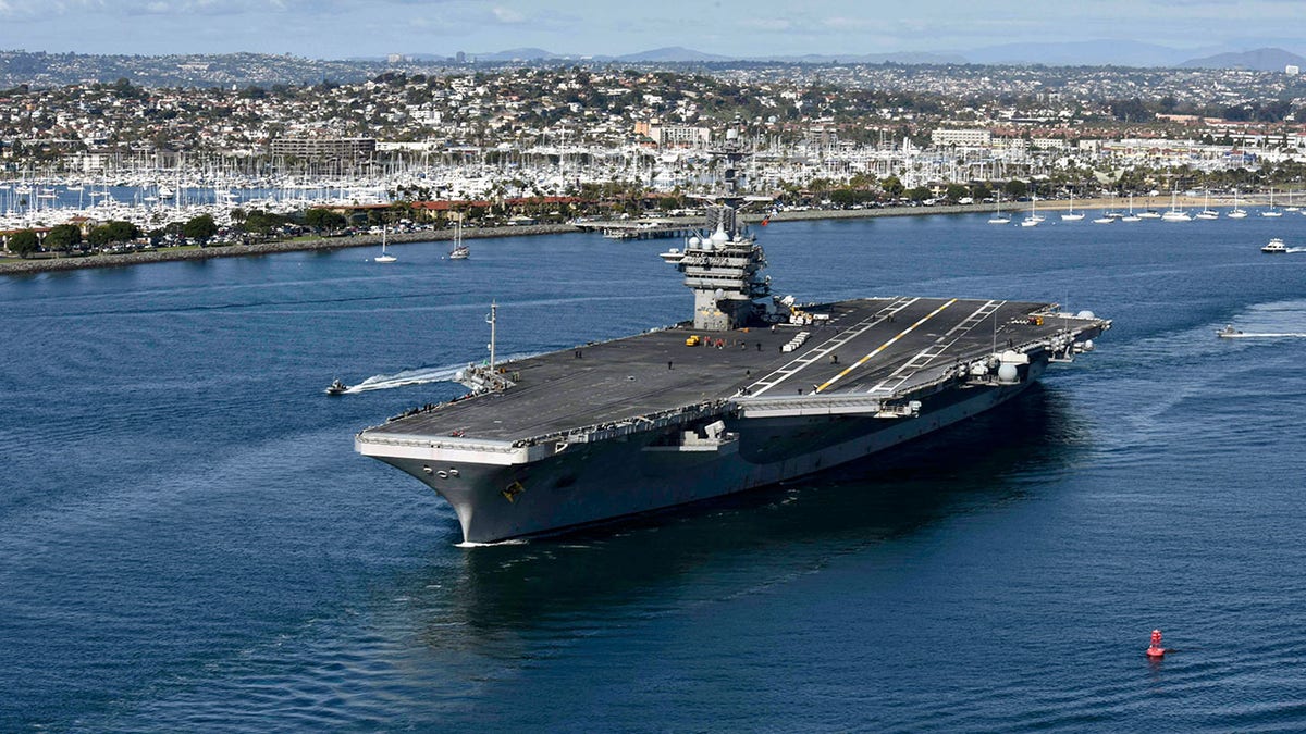 aircraft carrier in San Diego