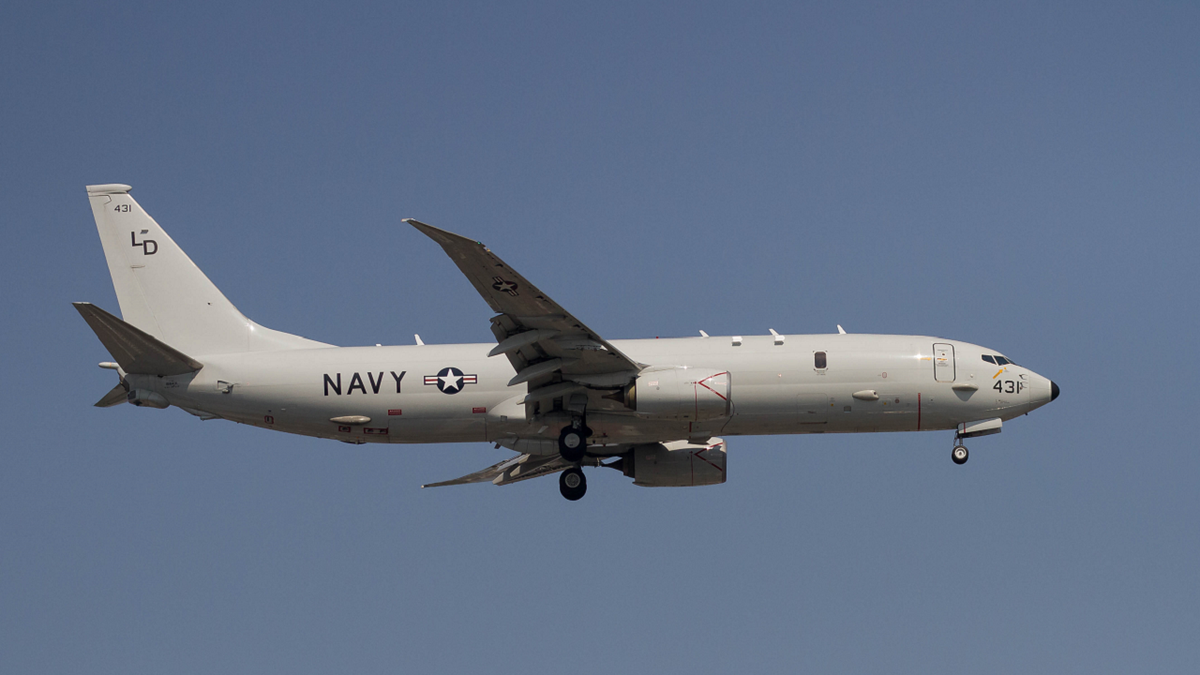 US P-8A Poseidon aircraft flies near Japan