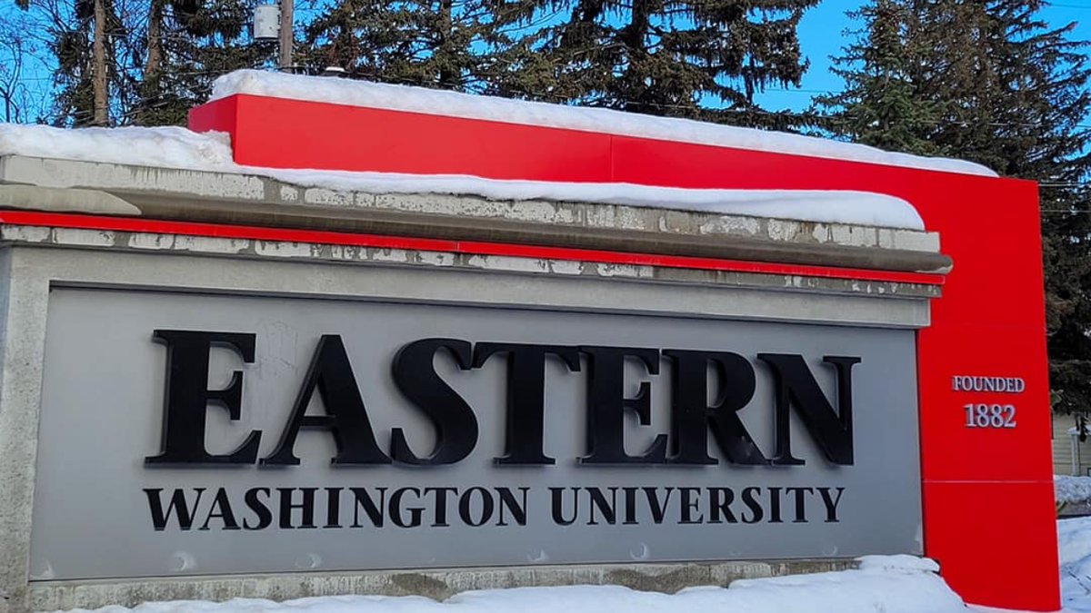 Eastern Washington University sign