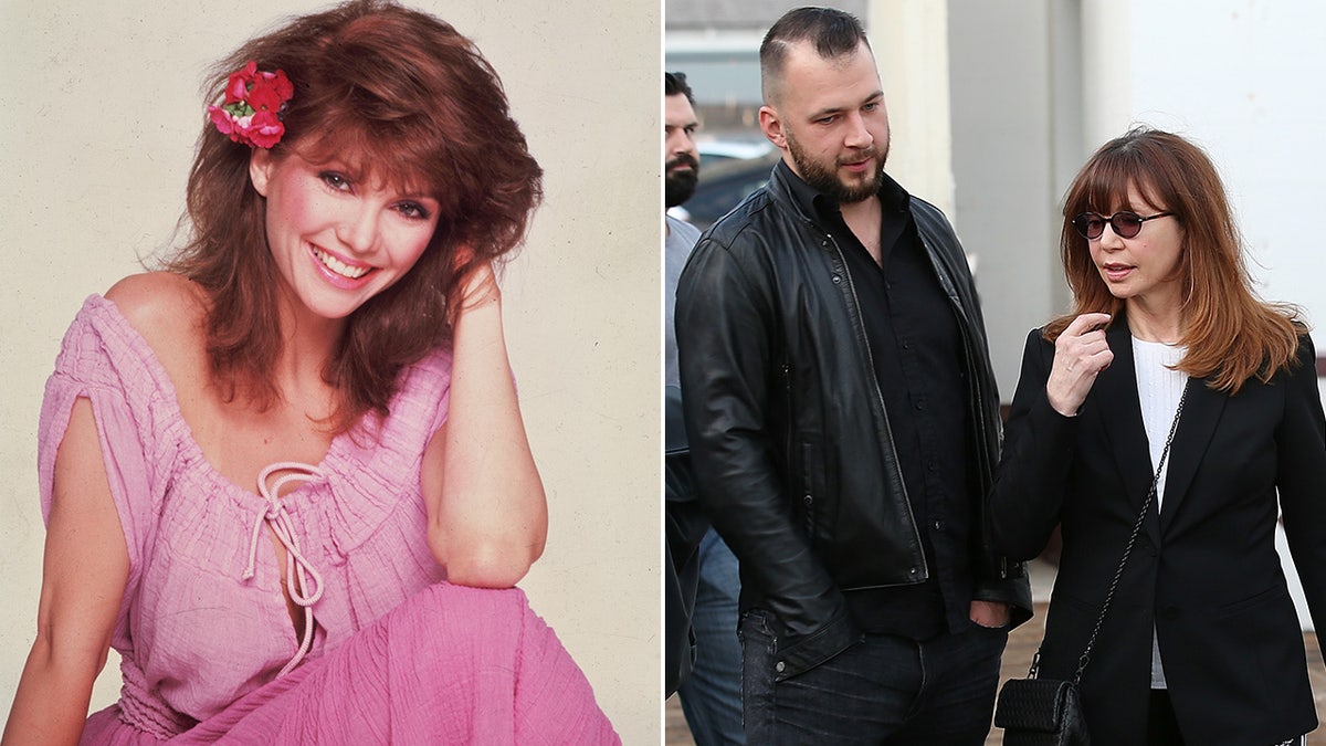 Victoria Principal then and now split