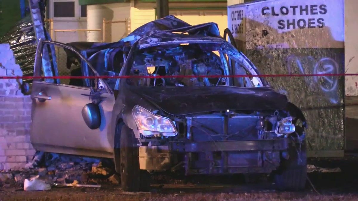 Drag racing crash in Chicago