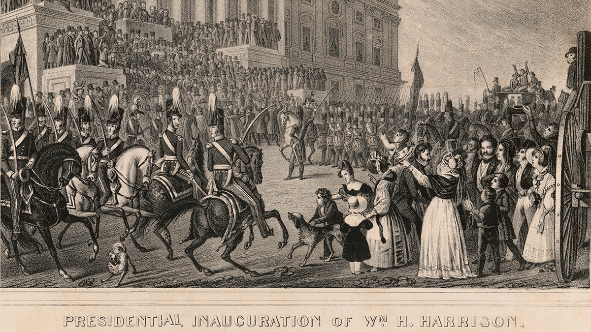 william henry harrison inauguration