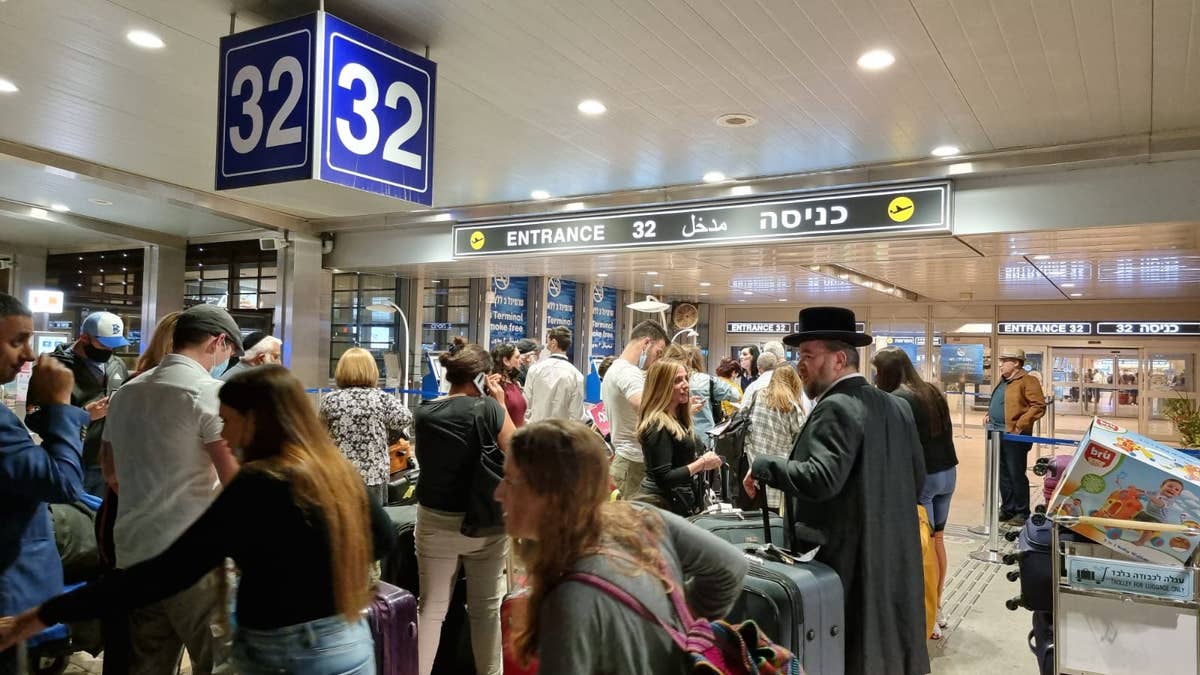 israel airport baby abandoned