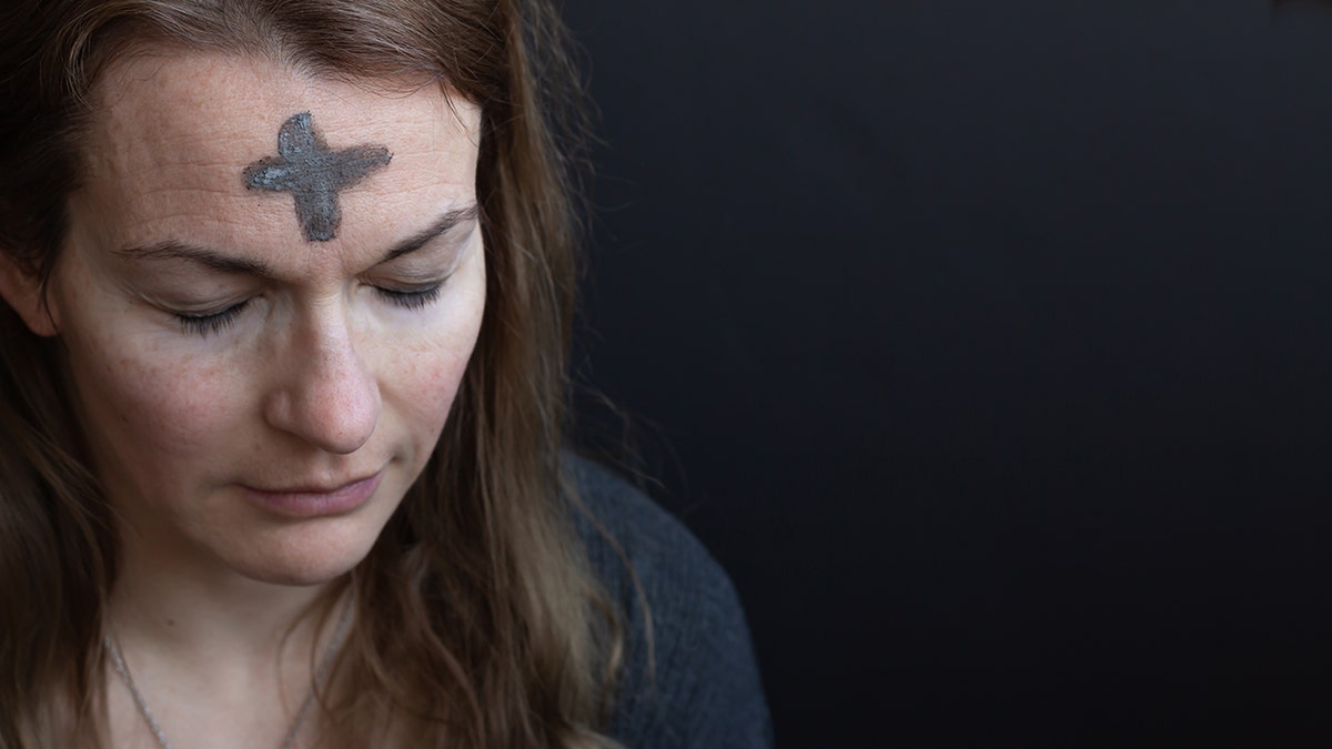 ash cross for Ash Wednesday lent