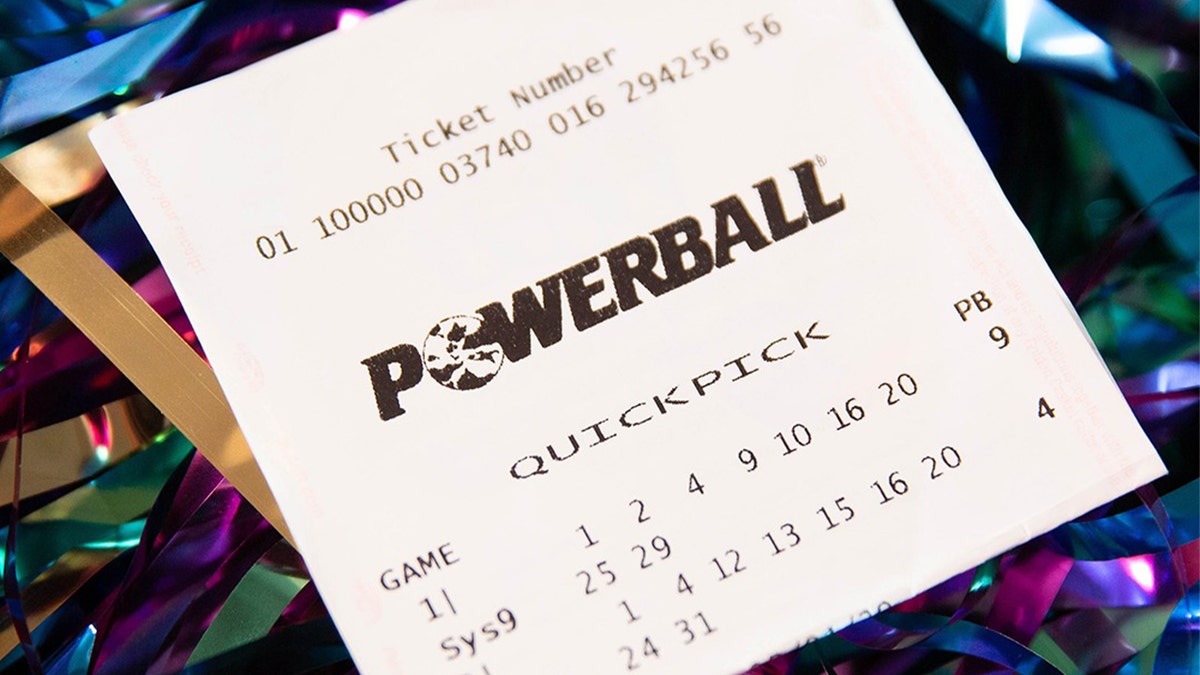 Australian Powerball ticket